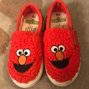 Toddler Size 8 Elmo Toms-Gently Worn